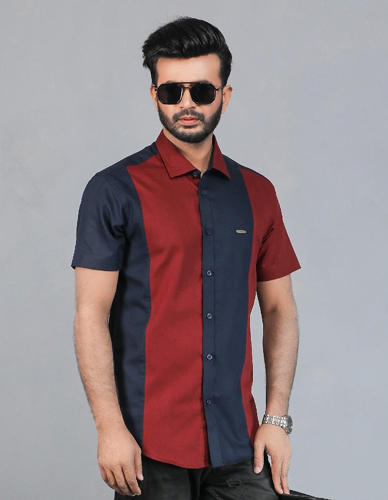 Men’s Half Sleeve Casual Shirt- 2098S