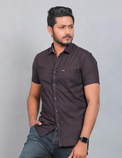 Men’s Half Sleeve Casual Shirt- 2091S