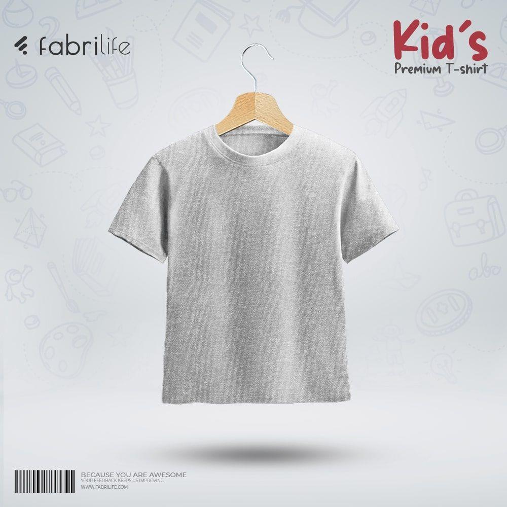 Kids Premium Blank T-Shirt - Gray Melange
