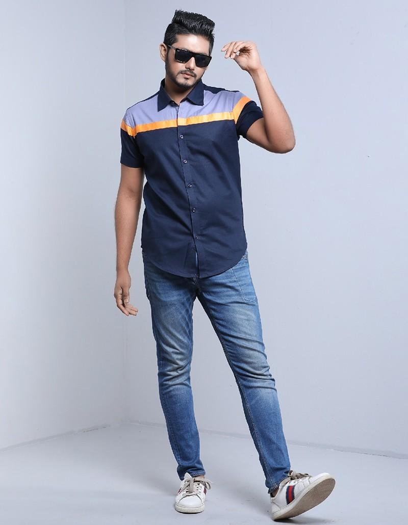 Men’s Half Sleeve Casual Shirt- 1924S