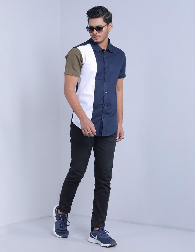 Men’s Half Sleeve Casual Shirt- 1922S