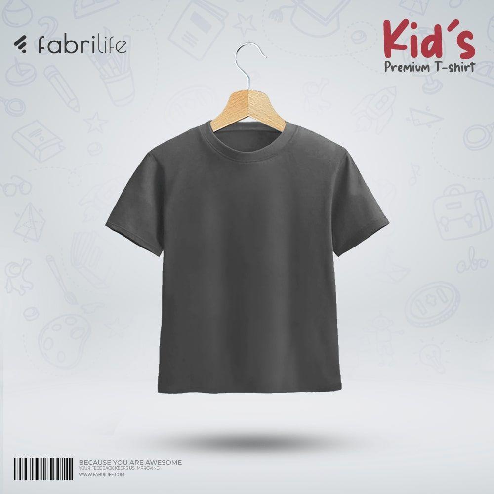 Kids Premium Blank T-shirt - Charcoal