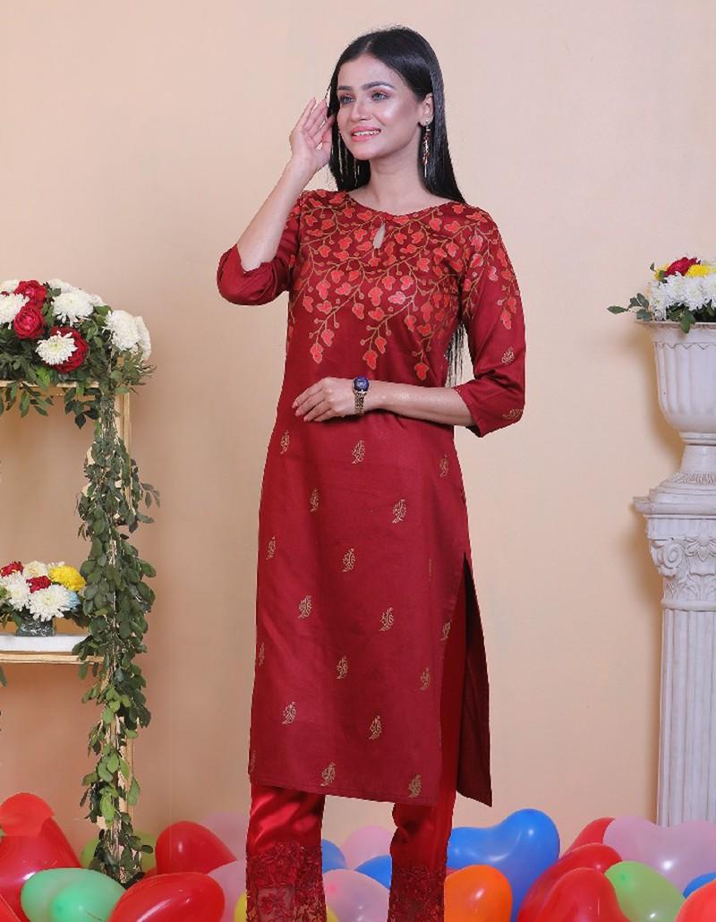 Printed Kameez for Women-18765K