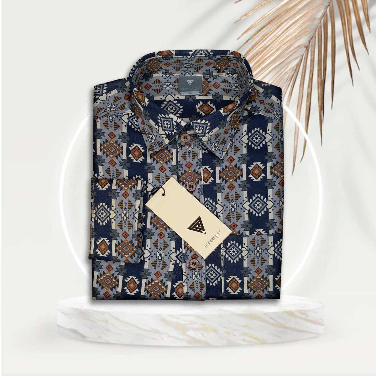 Casual Box Print Shirt