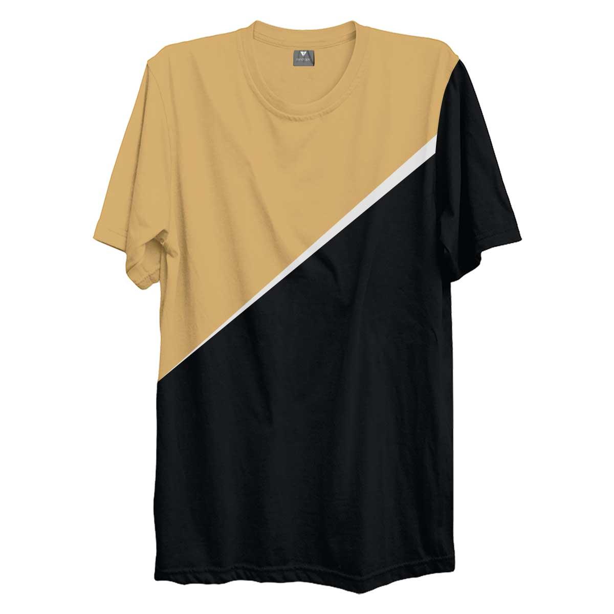 Unisex Color Block | White | Black | khaki