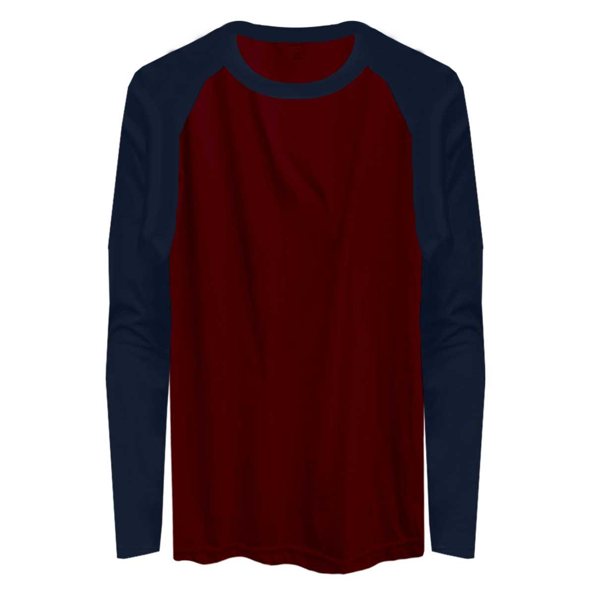 Raglan | Maroon | Navy Blue