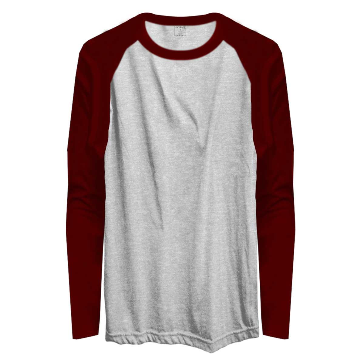Raglan Maroon | Grey