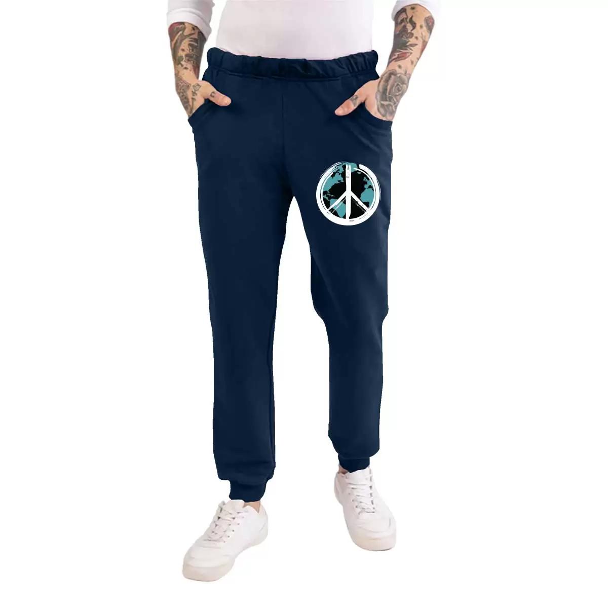 World Peace Navy Blue Joggers