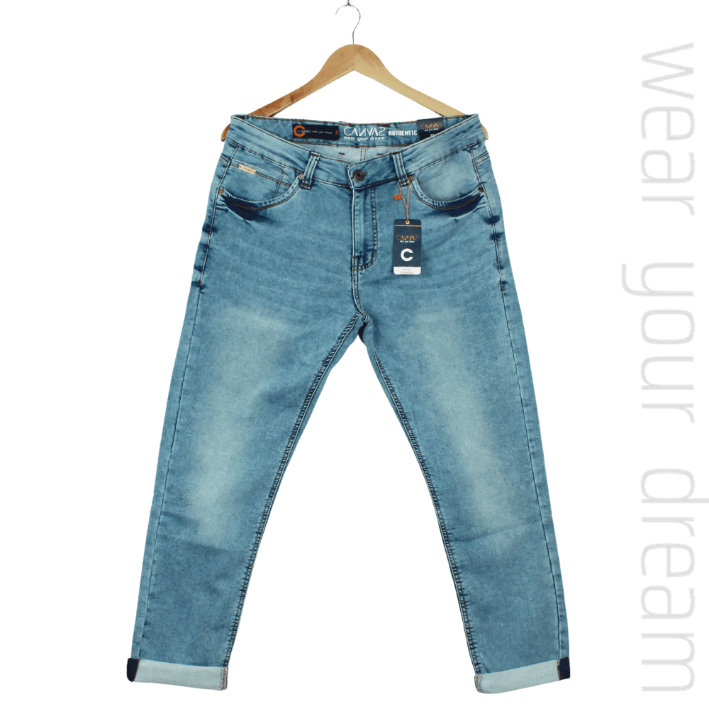 CANVAS Knit Denim Trouser