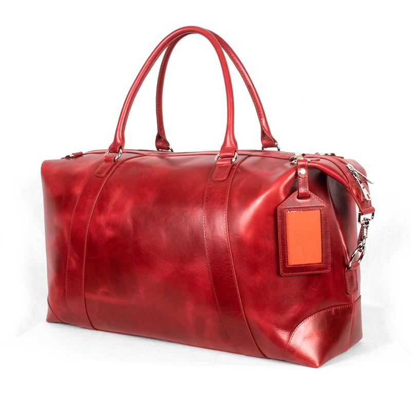 Distressed Leather Duffle Bag SB-TB315