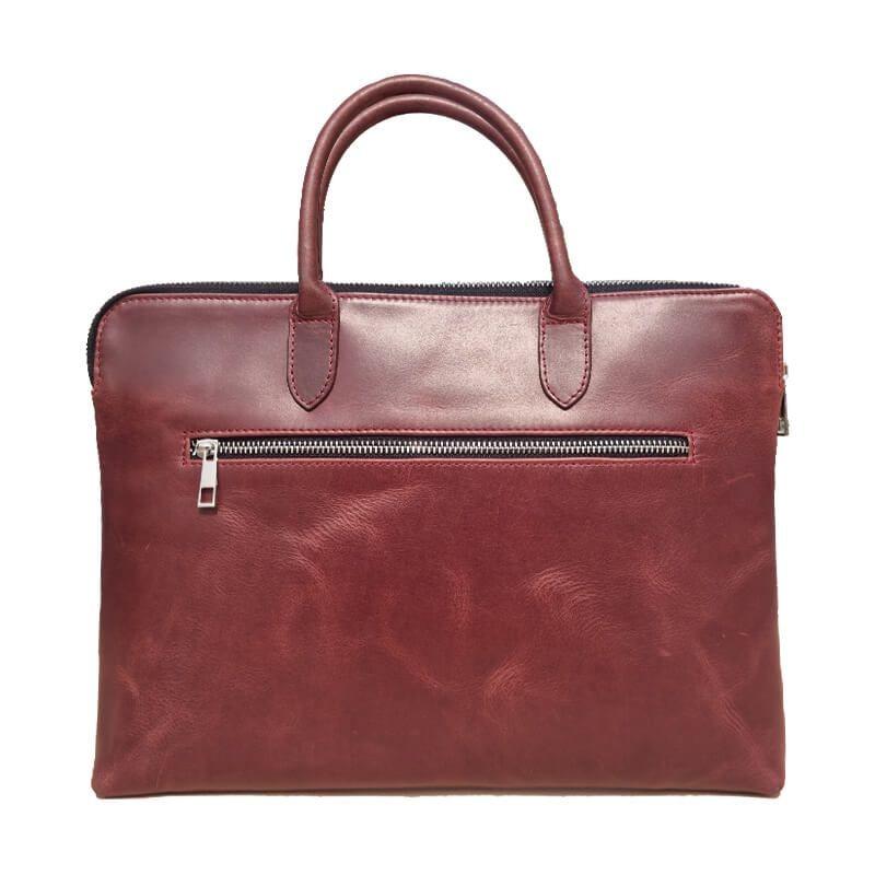 Maroon Leather Laptop Bag SB-LB417