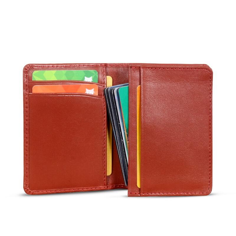 AAJ Leather Card Holder AJ-CH01 Brown