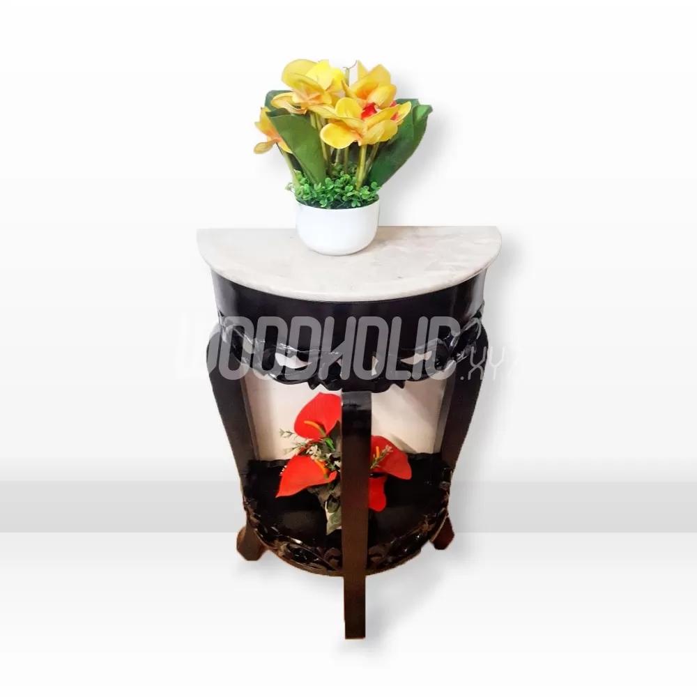 Luxury Wooden D-TABLE with Self