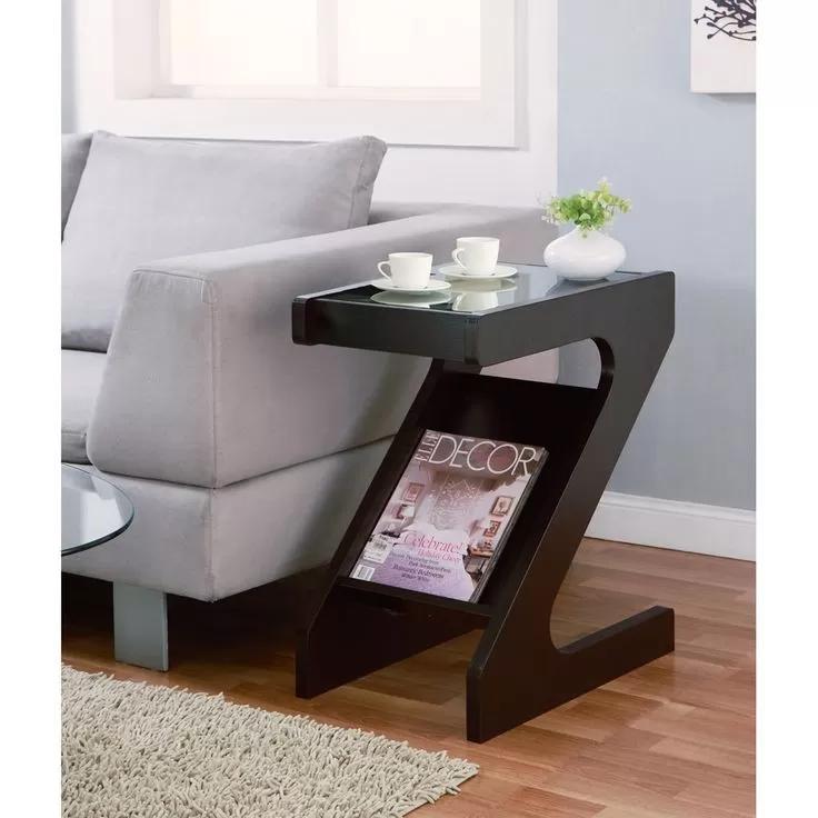 Modern Style Z-Shaped Magazine Rack