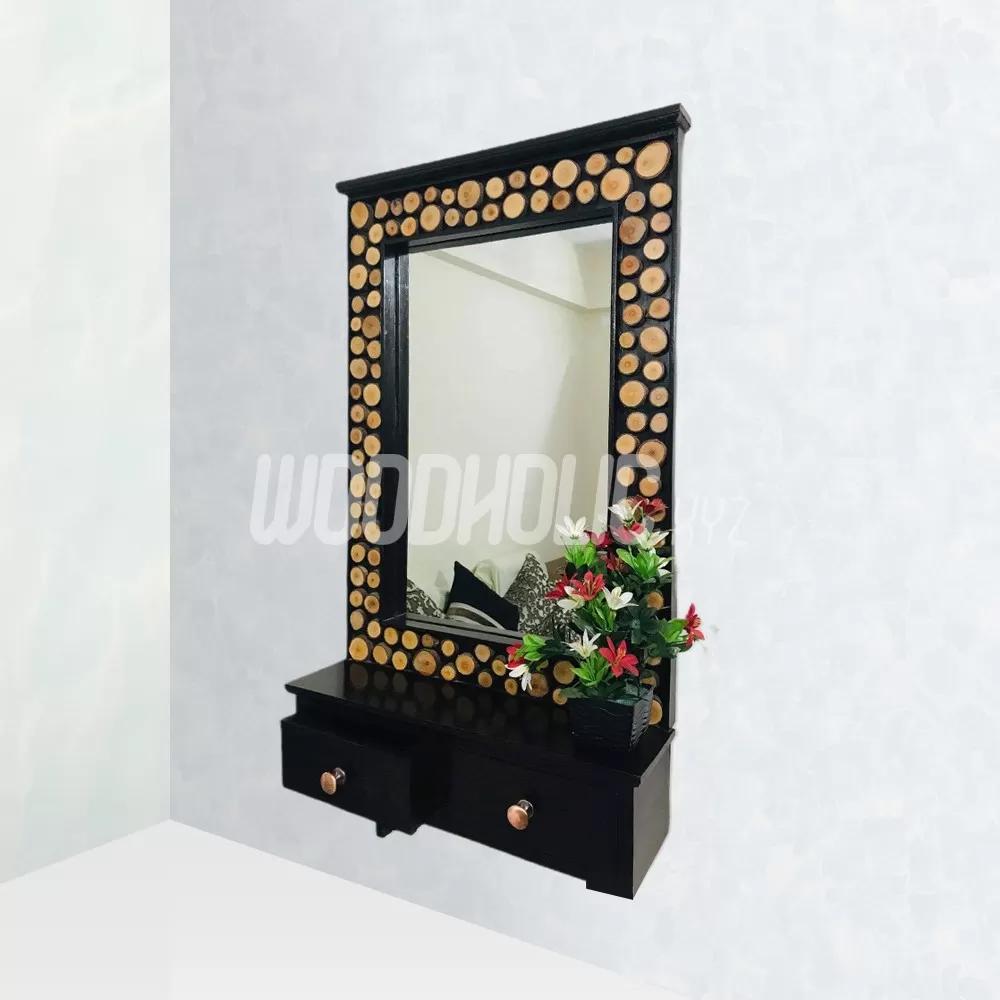 Wooden Dressing Table with Mirror