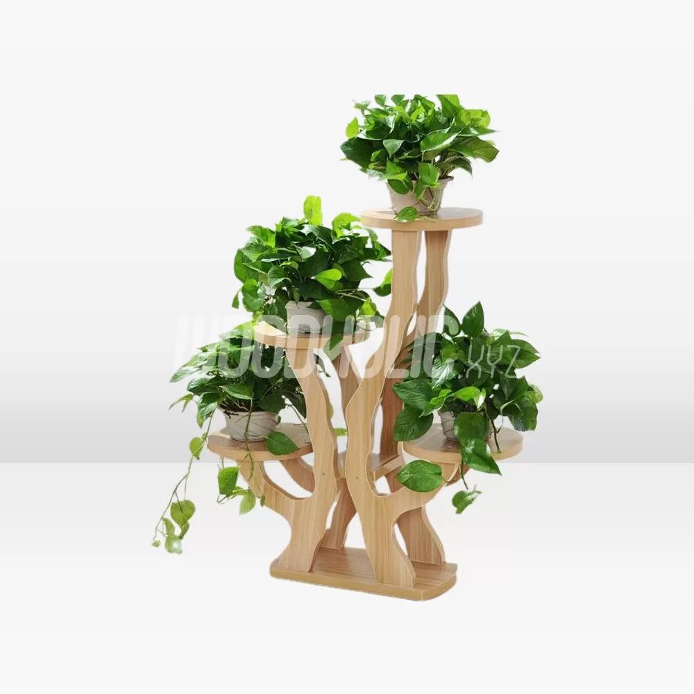 Wooden Plant Shelves