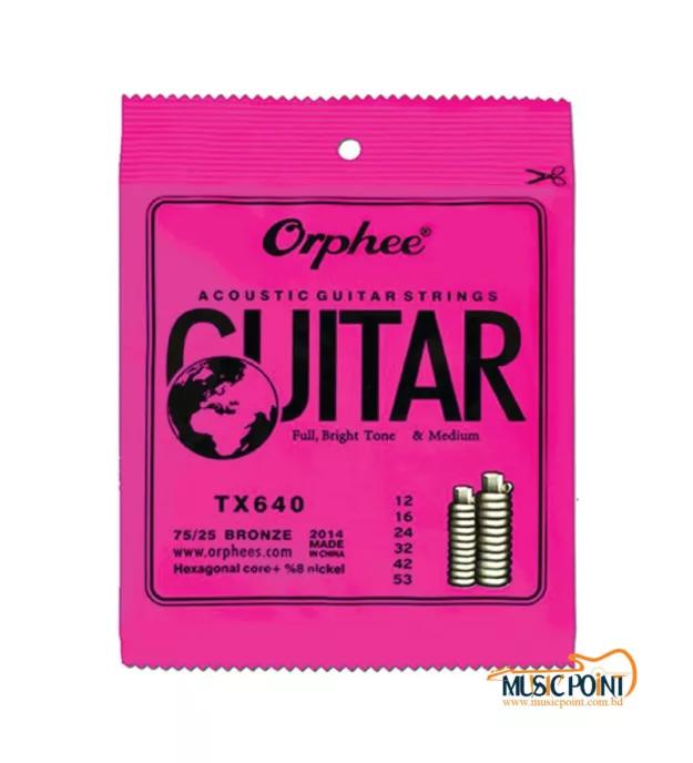 Orphee TX640 Acoustic Guitar Strings 1 set