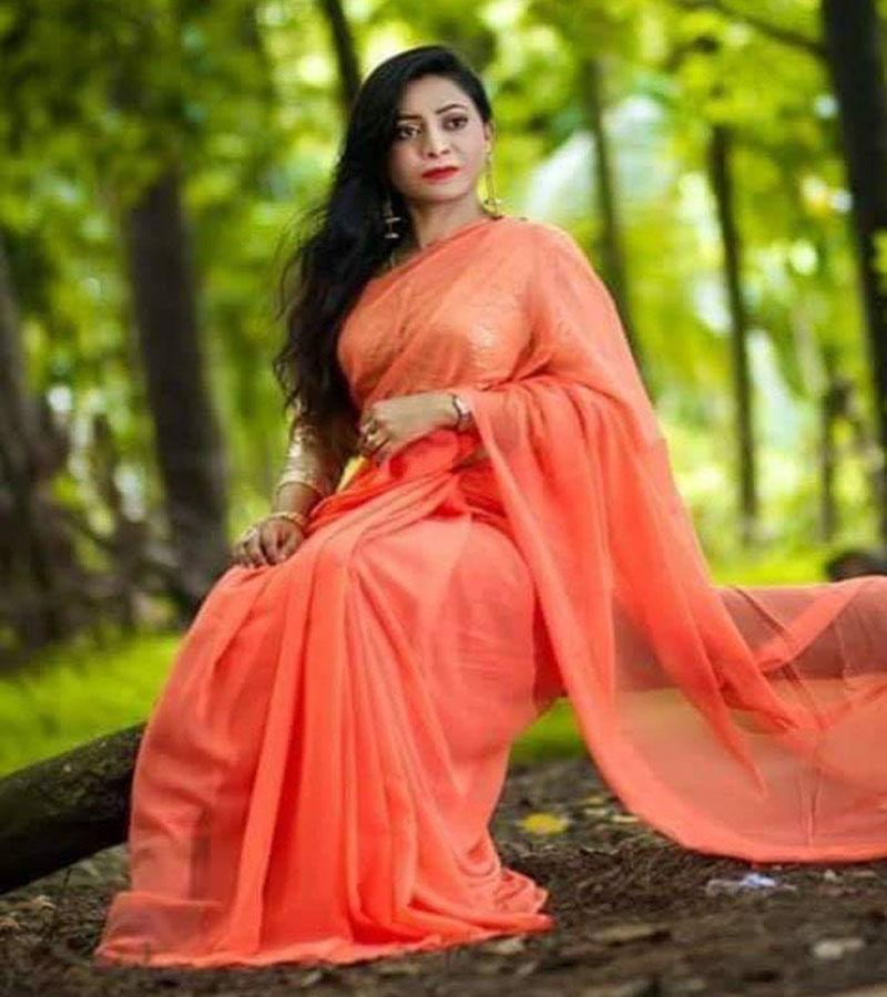 Chiffon Saree with Blouse