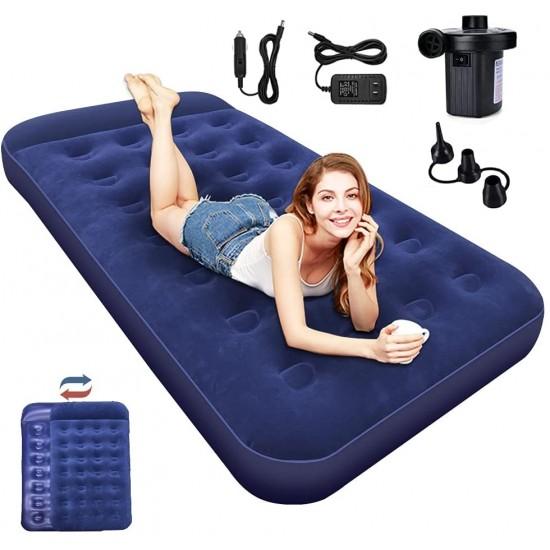 Single Air Bed With Pumper