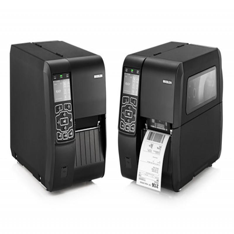 BIXOLON XT5-40S Label Printer | 104 mm max print width | 203 dpi (300 dpi optional) | Print speed: 356 mm/second | SDRAM 512MB/FLASH 512MB | TFT LCD USB, Serial, Ethernet