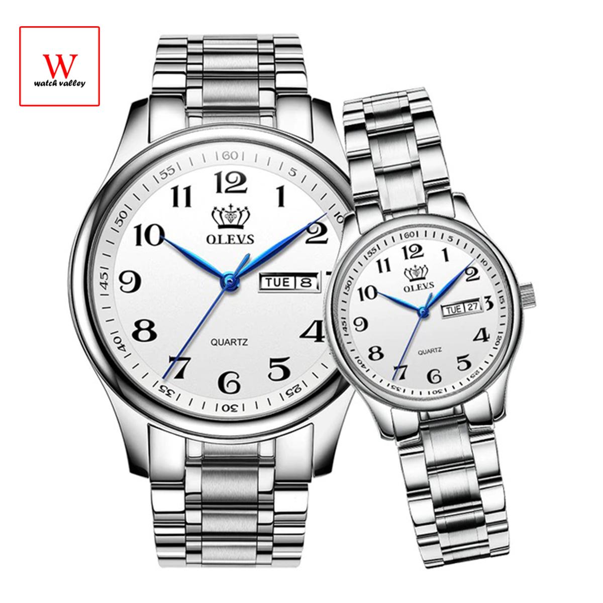 Olevs 5567 Couple (Silver)