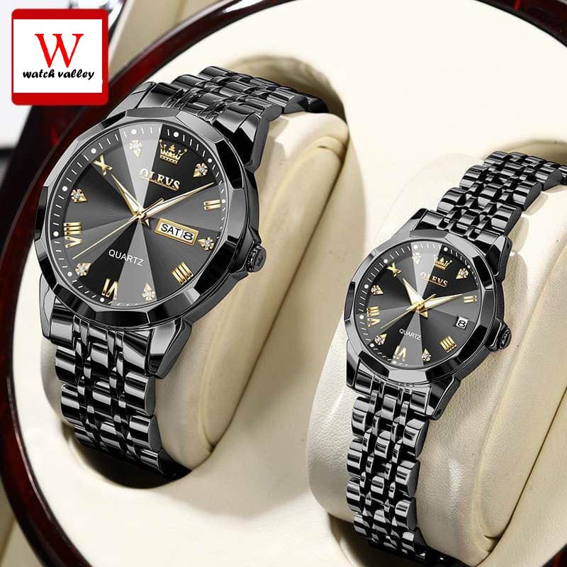 OLEVS 9931 Couple (Full black)