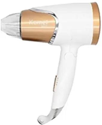 Kemei KM-6832 Hair Dryer  (1800 W, White)
