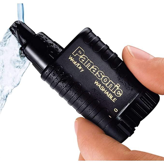 Panasonic Er115 Nose & Ear Hair Trimmer Wet/Dry Application, Black