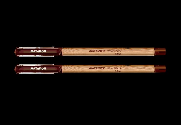 Matador Woodmark Ballpen (Black)