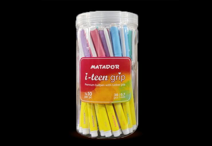 Matador i-teen Grip Ballpen (Black)