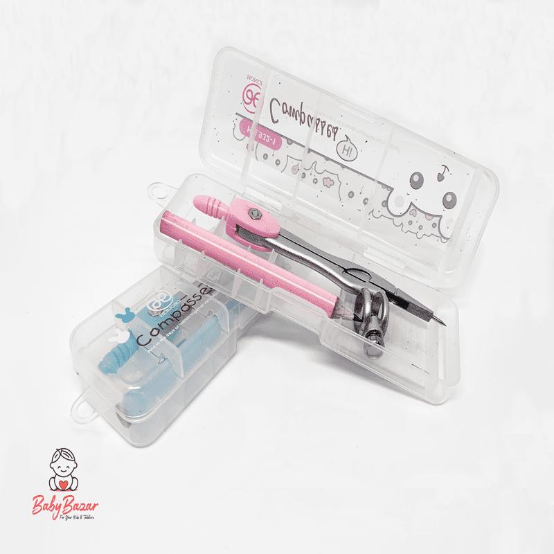 Funny Bear Pencil Compass Box with Pencil