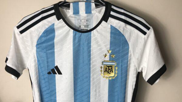 Argentina 3 Star Player Edition Home Jersey