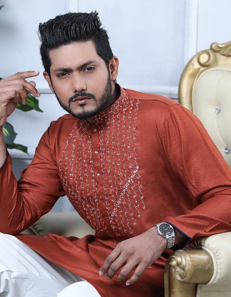 Men's Luxury Panjabi - 18860P