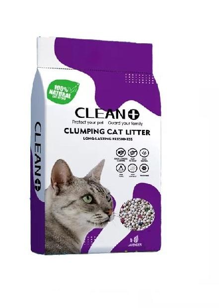 Clean Plus Clumping Cat Litter Lavender 10L