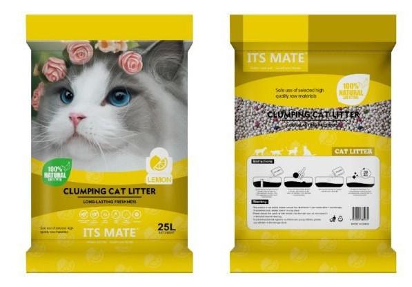 Its Mate Bentonite Cat Litter Lemon 25L