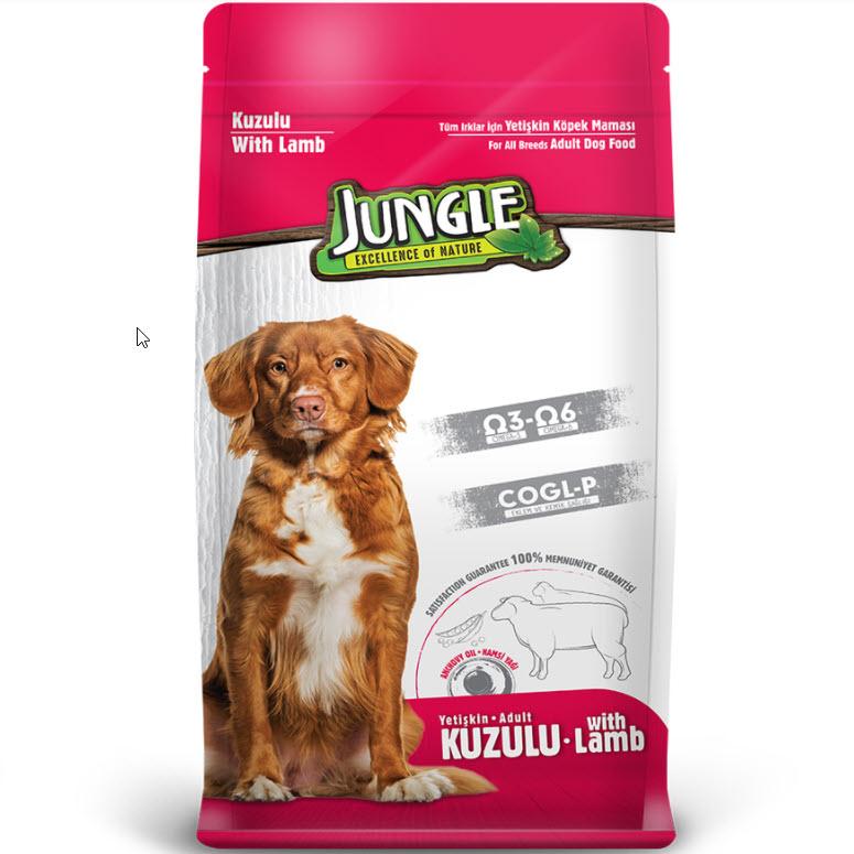 Jungle Adult Dry Dog Food with Lamb 15kg