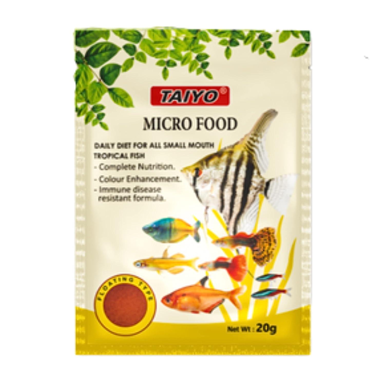 Taiyo Micro Food Yellow 20gm