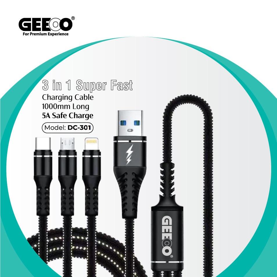 GEEOO 3 in 1 fast charger