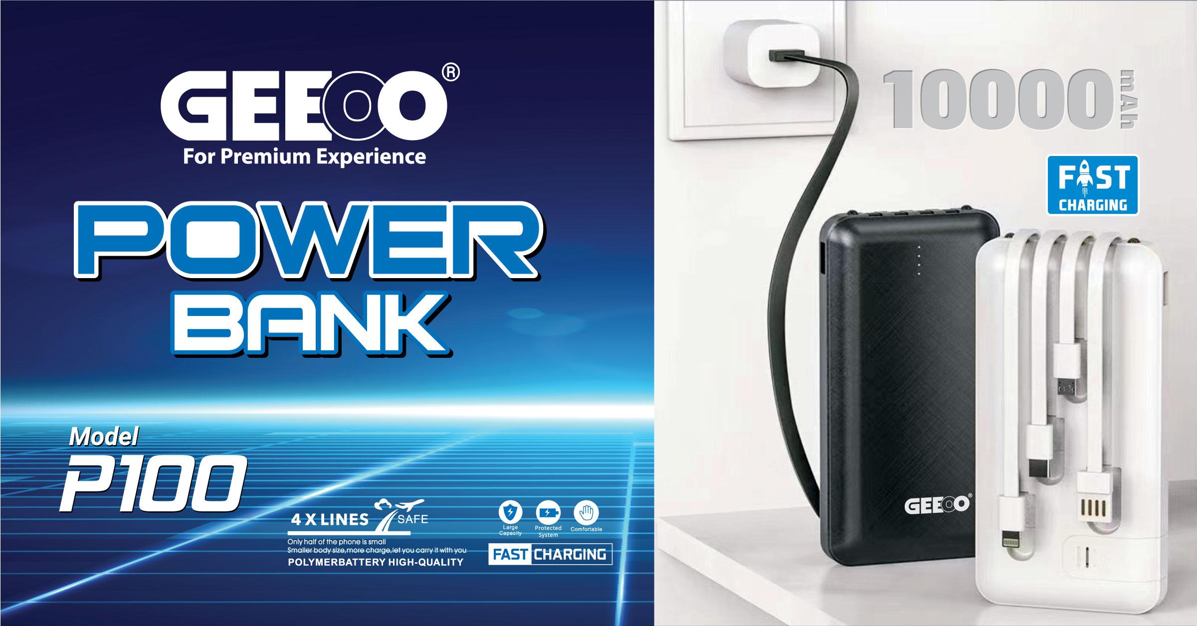 GEEOO Super Fast Charging Power Bank
