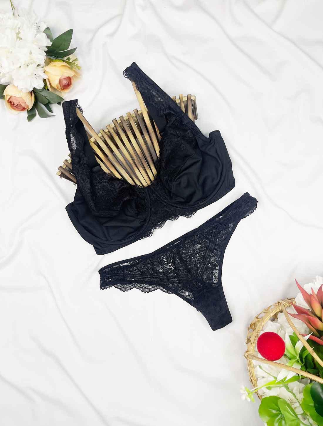Paddless Push Up Bra set