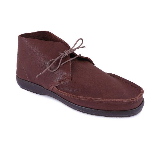 Leather loafer shoes A0161 for men