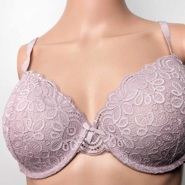 Premium lightly padded wired lace bra
