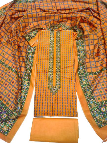 Digital Print Swiss Cotton 3 Piece  3A-97