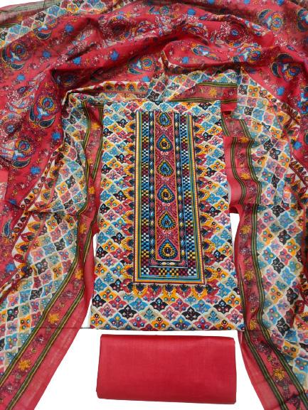Digital Print Swiss Cotton 3 Piece  3A-99