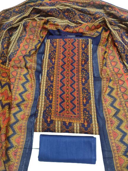 Digital Print Swiss Cotton 3 Piece  3A-101