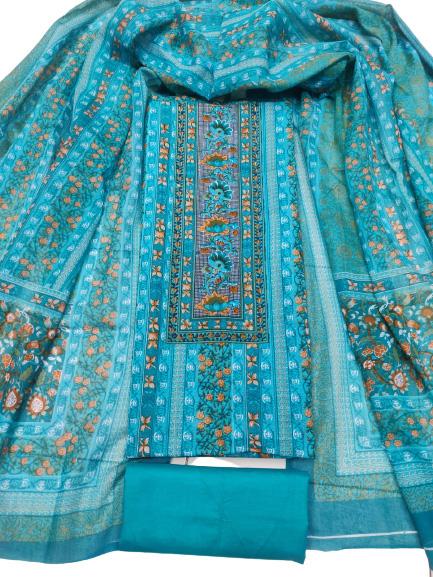 Digital Print Swiss Cotton 3 Piece  3A-103