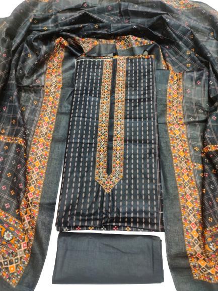 Digital Print Swiss Cotton 3 Piece  3A-104