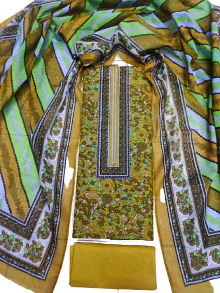 Digital Print Swiss Cotton 3 Piece  3A-106