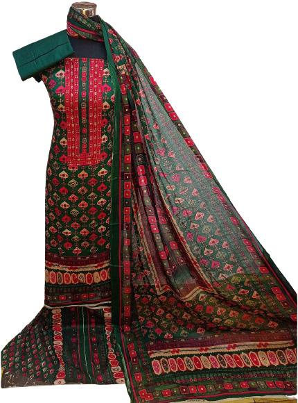 Exclusive Cotton Kalamkari 3 Piece 3R-K26