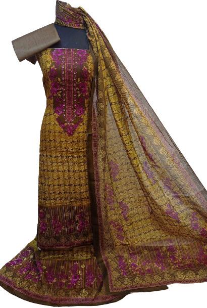 Exclusive Cotton Kalamkari 3 Piece 3R-K27